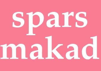 Synonym sparsmakad