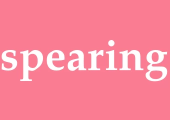 Synonym spearing