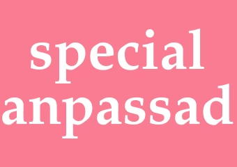 Synonym specialanpassad