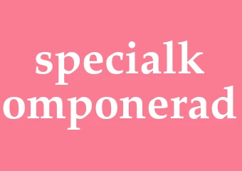 Synonym specialkomponerad
