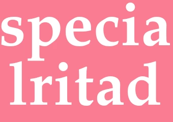 Synonym specialritad