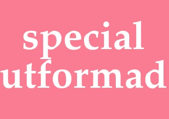 Synonym specialutformad