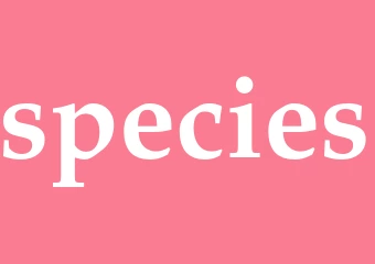 Synonym species