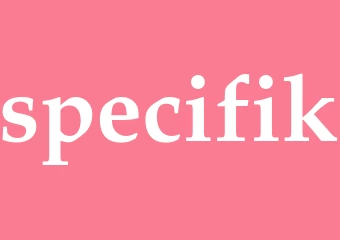 Synonym specifik