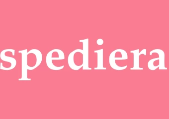 Synonym spediera