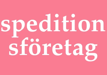 Synonym speditionsföretag