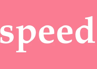 Synonym speed