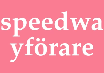 Synonym speedwayförare