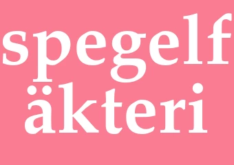 Synonym spegelfäkteri