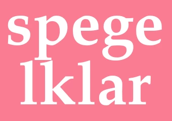 Synonym spegelklar