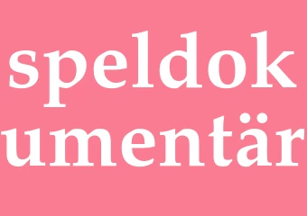 Synonym speldokumentär