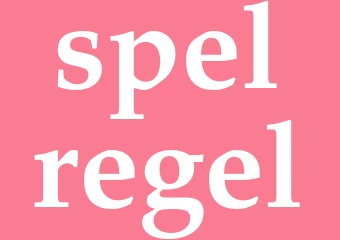 Synonym spelregel