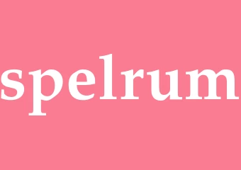Synonym spelrum
