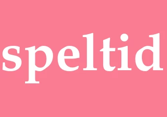 Synonym speltid