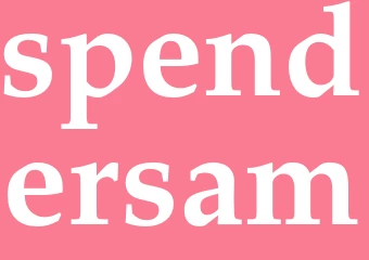 Synonym spendersam