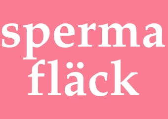 Synonym spermafläck