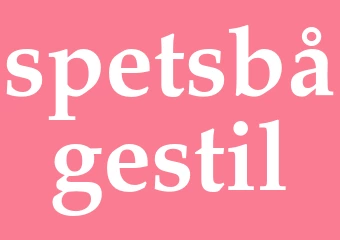 Synonym spetsbågestil