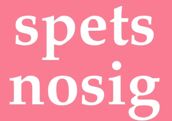 Synonym spetsnosig