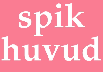 Synonym spikhuvud