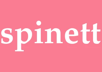 Synonym spinett