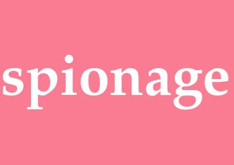 Synonym spionage