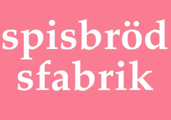 Synonym spisbrödsfabrik