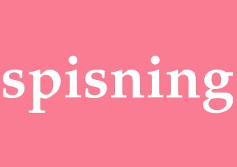Synonym spisning