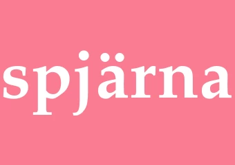 Synonym spjärna