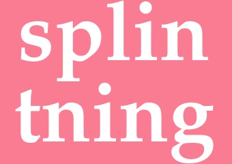 Synonym splintning