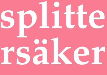 Synonym splittersäker