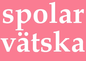 Synonym spolarvätska