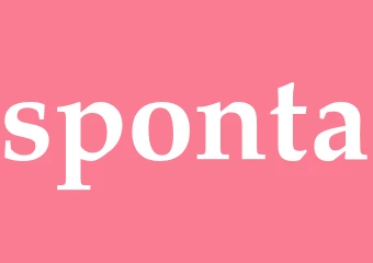 Synonym sponta