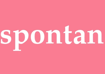 Synonym spontan