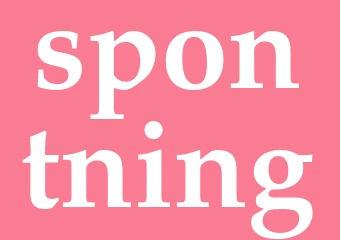 Synonym spontning