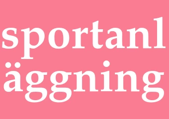 Synonym sportanläggning