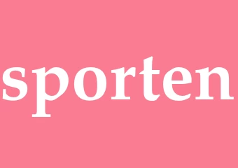 Synonym sporten