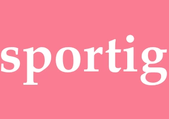 Synonym sportig