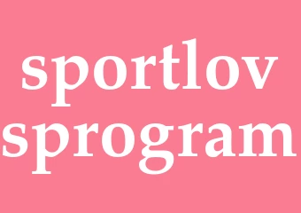 Synonym sportlovsprogram
