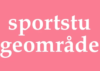 Synonym sportstugeområde