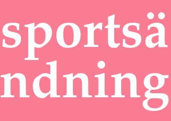 Synonym sportsändning