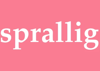 Synonym sprallig