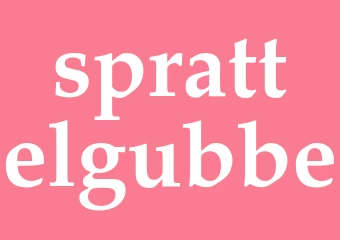 Synonym sprattelgubbe