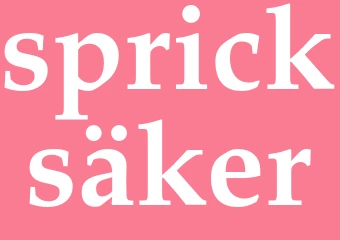 Synonym spricksäker