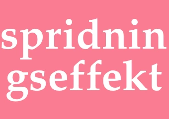 Synonym spridningseffekt