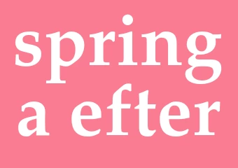 Synonym springa efter