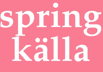 Synonym springkälla