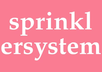 Synonym sprinklersystem