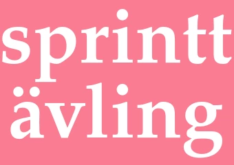 Synonym sprinttävling