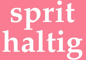 Synonym sprithaltig