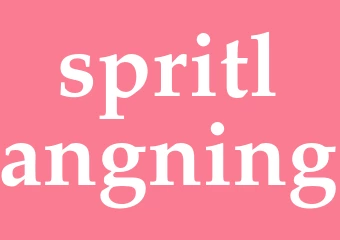 Synonym spritlangning